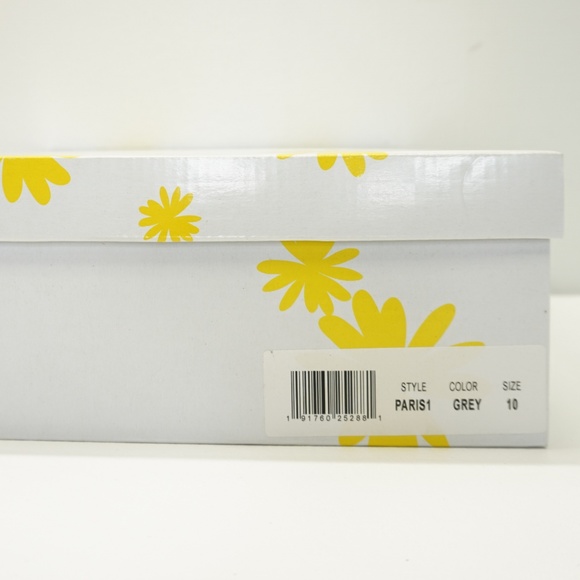 NEW Apri High Heel Ankle Boot Bootie Gray Grey 10 - Picture 8 of 8